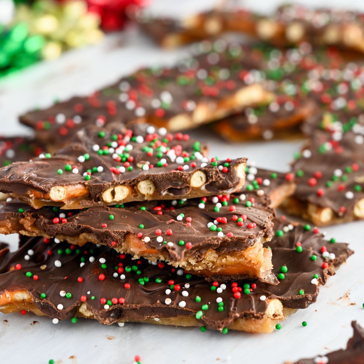 Pretzel Christmas Crack: Sweet, Salty, & Perfect for Gifting